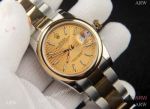 Clone Rolex Oyster Perpetual Datejust Gold Exotic dial Oyster Watch 36mm